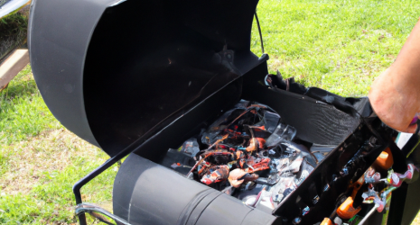 ¿Cómo se puede reducir el consumo de carbón en una barbacoa?